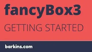 fancyBox3: Getting Started