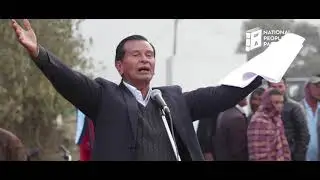 Mr. H. S. Shylla, NPP candidate from Nongkrem