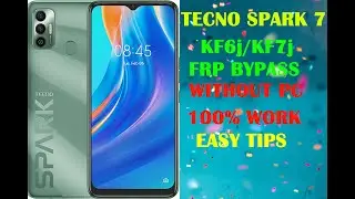 Tecno Spark 7 // Kf6j/Kf7j // Frp Bypass without Pc //Android Version 8.9.10.11// Deepak Mobile Care