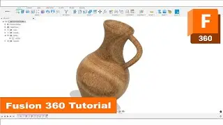 Fusion 360 Tutorial 3D Models for Printing Download & Change Spherical Jug