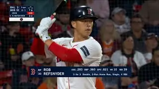 Rob Refsnyder has the best game of his career going 4-4 with 2 Home Runs, 5 RBI BAL @ BOS 09-09-2024