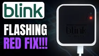 Blink Module 2 Red Light Constant - How To Fix | Blink Camera Won't Connect Red Light Flashing
