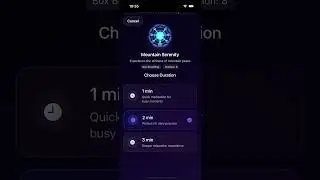Mandala Meditations WIP IOS App