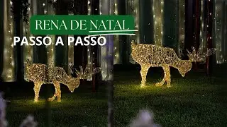 Como Fazer Renas Natalinas Lindas e Passo a Passo!