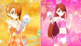 [1080p] Hirogaru Change! (Cure Wing & Cure Butterfly Dual Transformation)