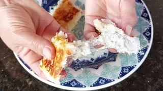 ideia de como fazer tapioca com queijo, economizar dinheiro com café da manhã.