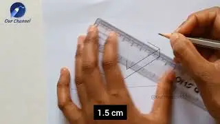 How to draw Isometric View of Gib Key | Engineering Drawing | Orthographic Projections