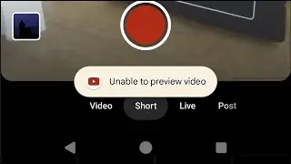 HowTo Fix 'Unable to preview video' error when uploading YouTube Shorts created with Davinci Resolve