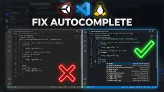 how to setup unity and vs code (FIX auto complete code) with any linux distro