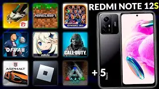 REDMI NOTE 12S - Free Fire, eFootball, Fifa, Minecraft, Genshin Impact, Roblox, Call of Duty e + 5