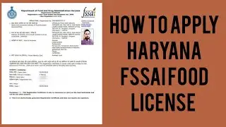 Haryana Food License Registration Online Apply 2024 | Haryana Food License Registration Online Apply
