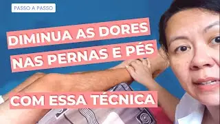 DRENAGEM LINFÁTICA NAS PERNAS E PÉS | PASSO A PASSO