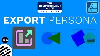 Affinity Designer Tutorial: Export Persona