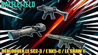 BF 2042 | DÉBLOQUER LE SCZ-3 / L'AK5-C / LE SRAW !!