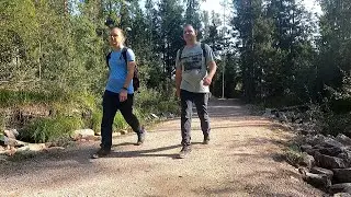 Карелия. Тропа Хо Ши Мина. Пеший поход до озера Ястребиное. день 2.