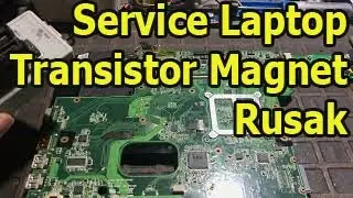 Repair Motherboard IC BIOS Damaged Transistor Magnet Damaged