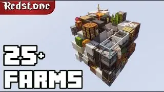 All in One Farm [6x6x6 Farming cube][Minecraft 1.14+]