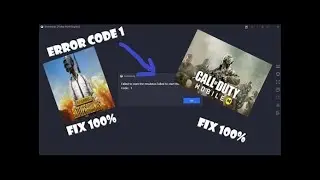 Error Coad 1 Fix 100% (PUBG &Call Of Duty) in Game Loop aka Tencent Gaming Buddy|HOW TO WITH BURHAN