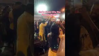 Garba Fever Hits The Street Of USA! #shorts #shortfeed #garba