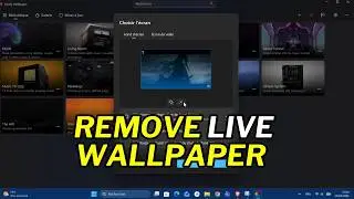 How to Remove Live Wallpaper on Windows (Lively Wallpaper Tutorial)