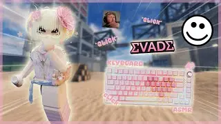 Roblox EVADE Gameplay with *CLICKY* Keyboard ASMR