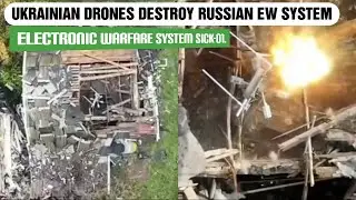 Ukrainian drones destroy Russian electronic warfare system Sick-01.