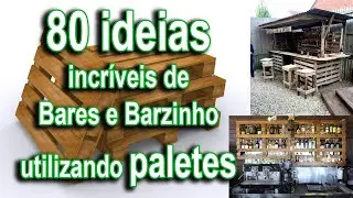 80 ideias incríveis de Bares e Barzinhos utilizando paletes - Takenaka
