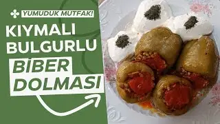 BİBER DOLMASININ EN LEZZETLİ HALİ KIYMALI BULGURLU🫑🌿TARİFİMİ MUTLAKA DENEYİN🤌🏻