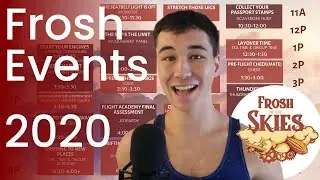 Frosh in a Nutshell - Schedule Rundown 2020 | Frosh of the Skies