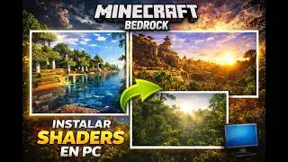 Como instalar SHADERS para Minecraft Bedrock en pc/laptop (windows 10y11)