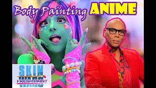 Body painting ANIME