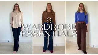 The 9 Wardrobe Essentials // How I'd Style Them
