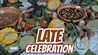 late celebration / filipino mukbang