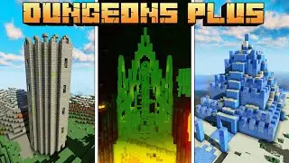 Dungeons plus. Epic dungeons Tutorial 1.16.5 - 1.20.1 (minecraft java)