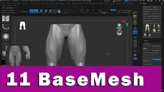 Esculpindo Personagem no Zbrush P11 #Grátis  #basemesh livre #stl zbrush