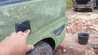 Подготовка к покраски,хюндай h200 (старекс)