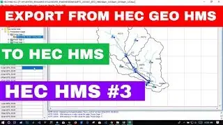 [HEC HMS #3]EXPORT PROJECT FROM HEC GEO HMS TO HEC HMS & INPUT RAINFALL DATA IN HEC HMS