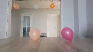 Balloons got pierced 