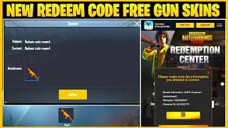 PUBG MOBILE TODAY REDEEM CODE 2020 | GET FREE GUN SKIN | PUBG MOBILE REDEEM CODE | NEW REDEEM CODE