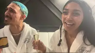 We got our first facial together out of town