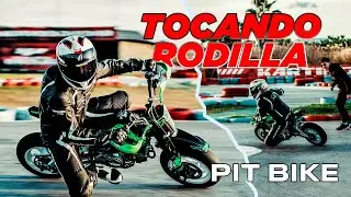 🔥 ¿APRENDIENDO A TOCAR RODILLA? | PITBIKE