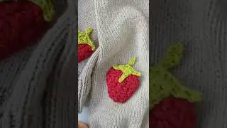 Кардиган клубнички🍓🍓🍓 #вяжуназаказ #кардиган #вязание #вяжуспицами #кардиганспицами
