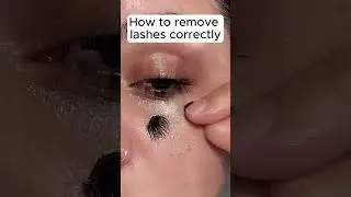 how to remove the lashes correctly!