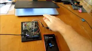 Netduino + Sonar + WP8 - Controlling sound with your mind