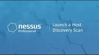 Launch a Host Discovery Scan in Nessus Professional
