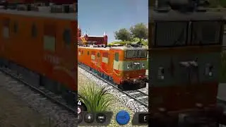 Special Livery WAM-4 Duronto Express Depart From The Train Station 