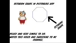 #How to make Octagon shape in #pictoblox app