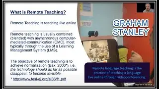 Graham Stanley - Remote Teaching - Engaging students when Teaching Online