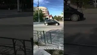 перекресток Дзержинского - Лермонтова, Ф. Попова. Якутск.