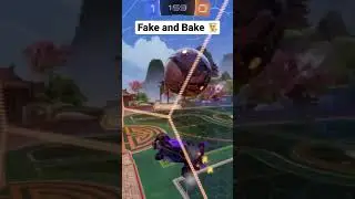 The ole Fake and Bake 😈 #rocketleague #gaming